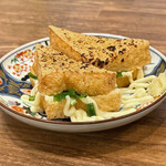 厚揚げネギサンド