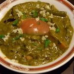 カーン・ケバブ・ビリヤニ - ベジカレー（サグ＆野菜）