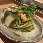 日本料理 晴山 - スペシャリテ　鮑うどん