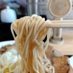 Raamen Futaba - 細直麵是低水分的彈牙麵條，非常美味。