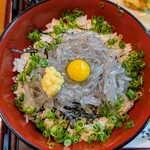 浜菜坊 - 生しらす丼
