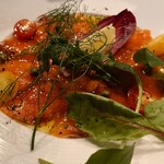 世田谷テーブル - とろサーモンの和風カルパッチョ 1,958円