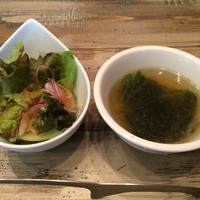 六本木焼肉　Kintan - ランチのサラダとスープ、お代わり自由！