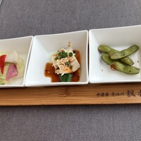中国菜 老四川 飄香 銀座三越店 - 前菜3種盛り