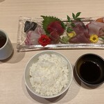 喰い切り鮨 のぶ - 刺身定食