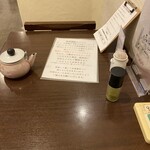 みしまや - 1人なのでカウンターかと思ったら、2人用の小さい席に通してもらえました。居心地良いです。