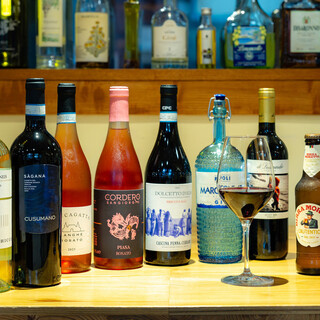 40種以上ワインやレモンチェッロを片手に、イタリア旅行気分♪