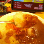 すき家 - カレー メガ ＆ Sukiシェイク バニラ S