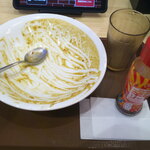 すき家 - カレー メガ ＆ Sukiシェイク バニラ S