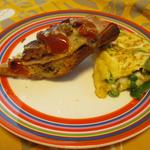 ママタルト - カリーベーコンの断面