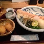 福ちゃん - ちく玉天ぶっかけと、いなり寿司を注文しましたよ！