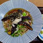 登美 - 揚げなすのおろしそば