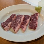 焼肉やっちゃん - 上ハラミ　ワサビ醤油　ハーフ