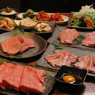 ご宴会・接待にも◎焼きしゃぶ付きの贅沢6,300円コース