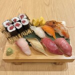 大衆酒場 魚ハコザキ - 厳選握り盛り合わせ