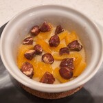 フランス料理 タンモア - ◎アヴァンデセール：デコポン、アーモンドのキャラメリゼ