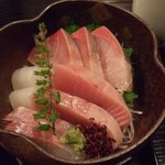 四季の味 丹 - ランチお刺身コースのお刺身