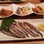郷の厨 素花 - きびなごの炙り
