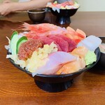 福よし - ランチ海鮮丼まんぷく盛1980円