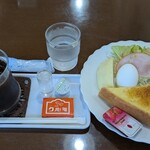喫茶 クルミ - 料理写真:アイスコーヒーモーニング 700円　(2025.7)