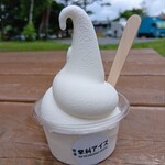 喫茶 蓼科アイス - 牛乳ソフトクリーム
