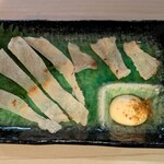 和酒肴Bar ナナセ - エイヒレ炙り 550円　(2025.7)