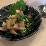 和酒肴Bar ナナセ - 鶏皮おろしポン酢 500円　(2025.7)