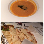 ニルヴァーナ ニューヨーク - クラブ ビスク白トリュフの香り、カレーのナンがパリパリで油控え目で美味しかった。