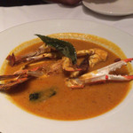 ニルヴァーナ ニューヨーク - 同行者のカレー、渡り蟹のベンガルカレー
