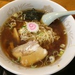 升亭 - ラーメンセットの醤油ラーメン（2014年9月）