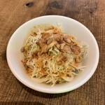 カリーショップくじら - 初めに出て来たサラダ