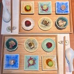 中華菜房 成の木 - 前菜6種盛り合わせ