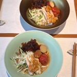 中華菜房 成の木 - 自家製冷麺 プーアル茶のジュレとカラスミ