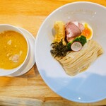 麦の寅GACHISOBADOJO - 限定A・淡麗鶏白湯つけ麺
                                1500円税込み