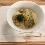 三輪山本 お食事処 - 冷やがけ雲丹・帆立そうめん