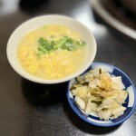 水たき 長野 - 雑炊にお新香