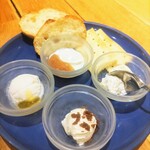 タカナシミルクレストラン - チーズは5〜6種類あったかな？フレッシュ系