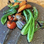 KAEN - 薪焼き野菜の盛合せ