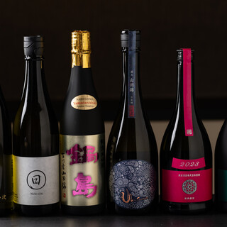 厳選した銘酒で大切な時を華やかに。