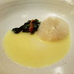 ラ・ボンヌターブル - ジャガイモのスープ ベーコンの香り