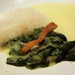 ラ・ボンヌターブル - ジャガイモのスープ ベーコンの香り