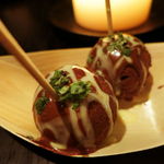 ラ・ボンヌターブル - たこ焼き風のチョコレートケーキ