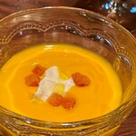 samo - カボチャの冷製スープ