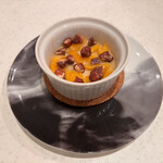 フランス料理 タンモア - ◎アヴァンデセール：デコポン、アーモンドのキャラメリゼ