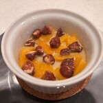 フランス料理 タンモア - ◎アヴァンデセール：デコポン、アーモンドのキャラメリゼ