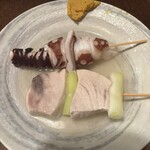 おかめ - ねぎまとタコのおでん♥️