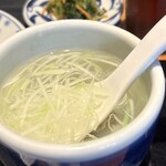 ねぎし - テールスープ