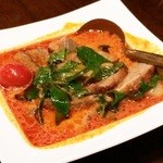 Thara Thong - Kaeng Phed Ped Yang（鴨肉のレッドカレー）@THB450.00