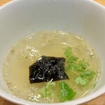 飯田商店 - お出汁割り（かつお）は〆の逸品♪