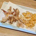 江戸そば マルノ - 北寄貝ととうきび